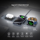 Esoulk 15W 3-in-1 Collapsible Magnetic Wireless Charger