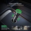 Esoulk 20W PD&QC Car Charger - Black (12 PCs)