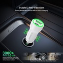 Esoulk 20W PD&QC Car Charger - White (12 PCs)