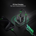 Esoulk 20W PD&QC Wall Charger - Black (12 PCs)