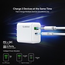 Esoulk 20W PD&QC Wall Charger - White (12 PCs)