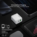 Esoulk 20W PD&QC Wall Charger - White (12 PCs)
