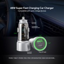 Esoulk PD30W + QC18W CAR CHARGER (12/48) (White)