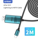 Onten OTN-7577 Lightning to HDMI (1080P) Cable