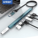 Onten OTN-UCA9702 USB-C / USB 3.0 Hub, USB 2.0x6 + USB 3.0   (7 in 2)