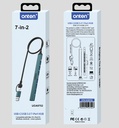 Onten OTN-UCA9702 USB-C / USB 3.0 Hub, USB 2.0x6 + USB 3.0   (7 in 2)