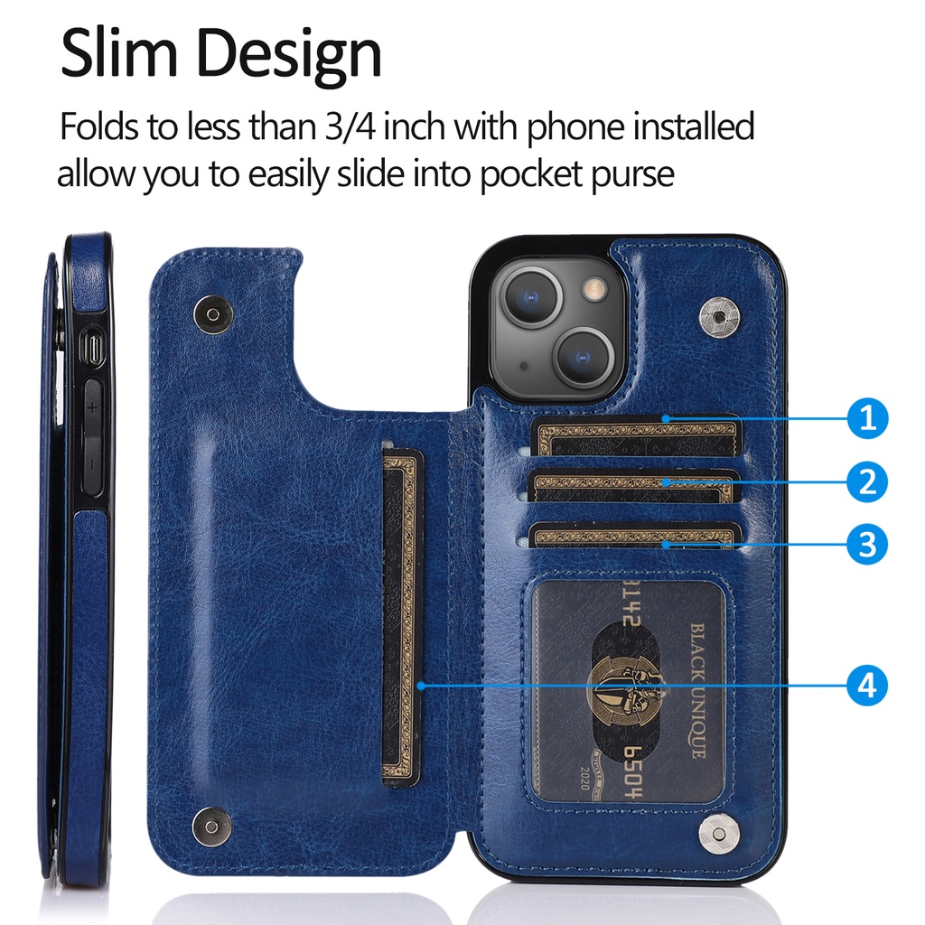 WTCKW02 Case for iPhone 13 Pro Max - Dark Blue