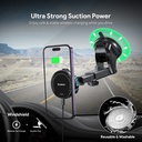 Esoulk 15W Magnetic Wireless Car Charger (Black)