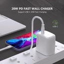 Esoulk 20W PD  Fast Wall Charger - White