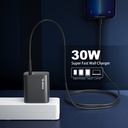 Esoulk 30W PD Fast Wall Charger - Black