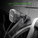 Esoulk Magnet Car Holder - One-Hand Operation With Charging Cable Holder