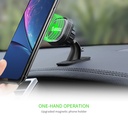 Esoulk Magnet Car Holder - One-Hand Operation With Charging Cable Holder