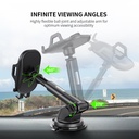 Esoulk Dashboard Car Mount with 3M Adhesive Pad 