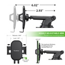 Esoulk Dashboard Car Mount with 3M Adhesive Pad 