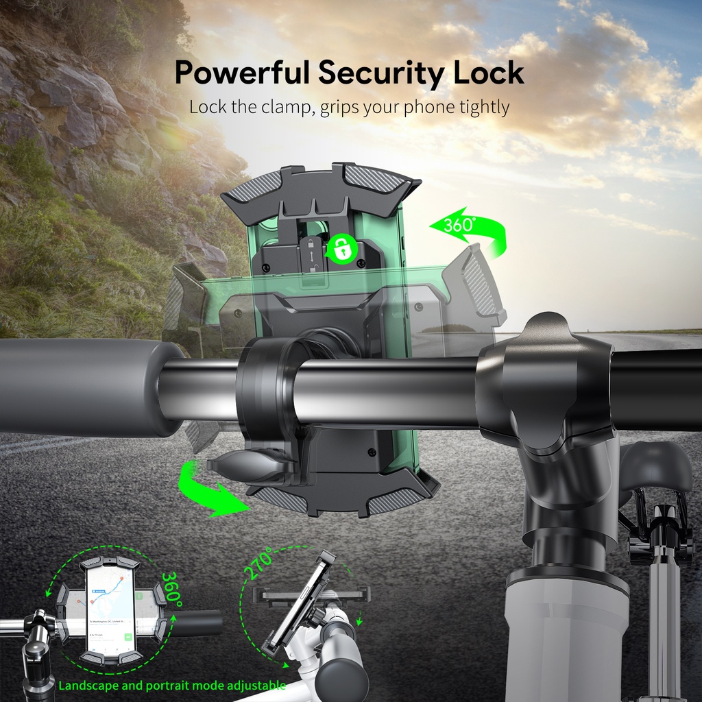 Esoulk Universal Bicycle Mount for Smart Phone