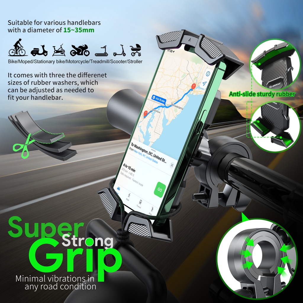 Esoulk Universal Bicycle Mount for Smart Phone
