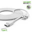 Esoulk 3M Round Cable For Type-C 2A - White