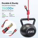 Esoulk Fast Charging Cable (10ft) Type-C to C - Red