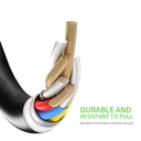 Esoulk Type-C to C Cable (4 ft / 1.2 M) - Black