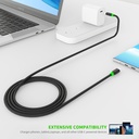 Esoulk Type-C to C Cable (4 ft / 1.2 M) - Black