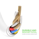 Esoulk Type-C to Lightning Cable 4ft / 1.2m - White