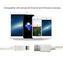 Esoulk 5ft Round Cable For iPhone 1.5A - White