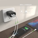 Esoulk 40W Fast Wall Charger - Black