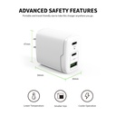 Esoulk 40W Fast Wall Charger - White