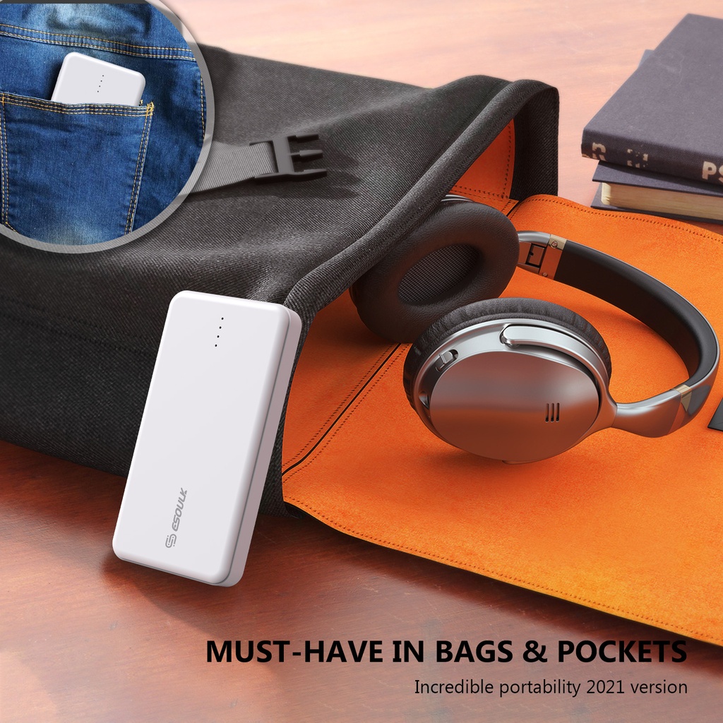 Esoulk Universal Power Bank 3000 mAh  - White