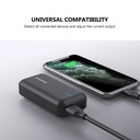 Esoulk Universal Power Bank 6000 mAh  - Black