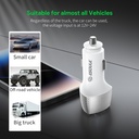 Esoulk 40W Dual Type-C Port Fast Car Charger - White