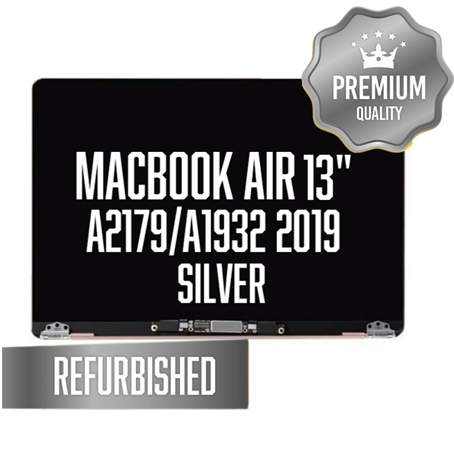 Complete LCD Assembly set for Macbook Air 13"  (A2179,A1932 2019) - Refurbished (Silver)