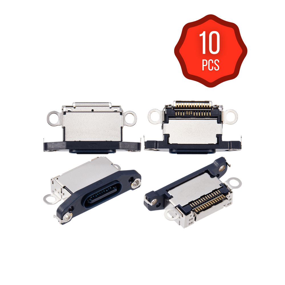 Charging Port Only For iPhone 15 Pro / 15 Pro Max (Blue Titanium) (10 Pack) (Premium)