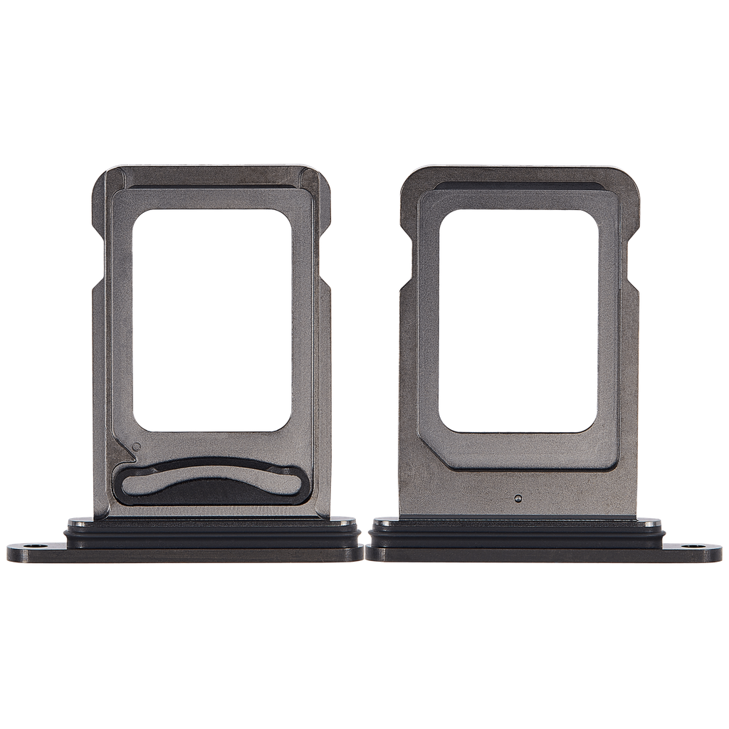 Dual Sim Card Tray For iPhone 15 Pro / 15 Pro Max (Blue Titanium) (Premium)