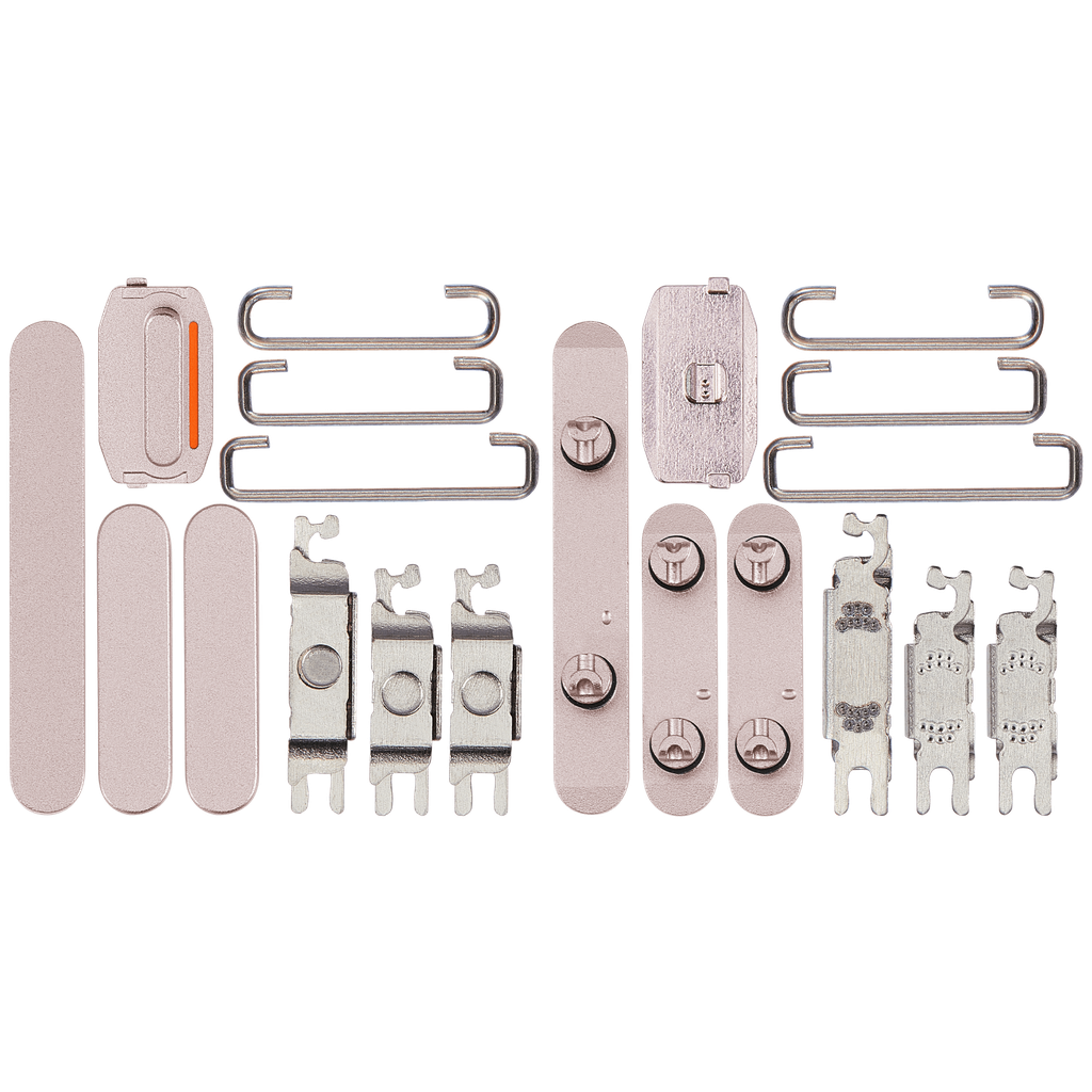 Hard Buttons (Power / Volume / Switch) For iPhone 15 / 15 Plus (Pink) (Premium)