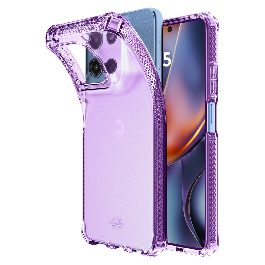 Itskins - Spectrumr Clear Case For Motorola Moto G 5g 2025 - Light Purple