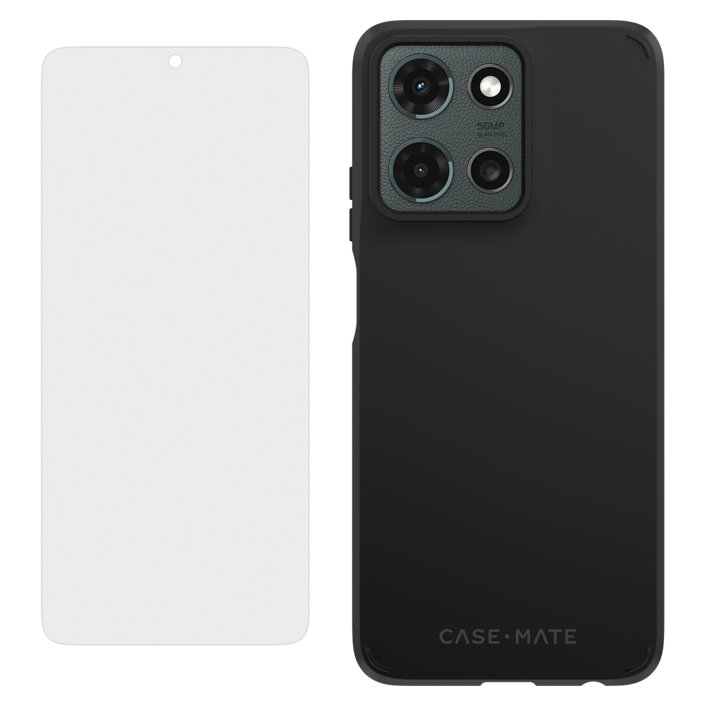 Case-mate - Protection Pack Tough Case And Glass Screen Protector For Motorola Moto G 5g 2025  /  Moto G 2026  /  Moto G Play 2026 - Black