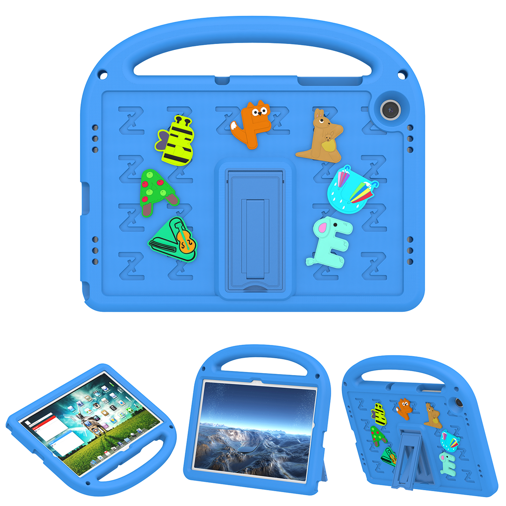 Fun Alphabet Case for Galaxy Tab A9 Plus - Blue