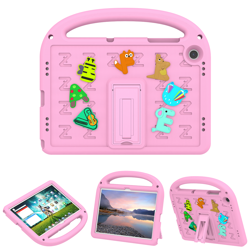 Fun Alphabet Case for Galaxy Tab A9 Plus - Pink
