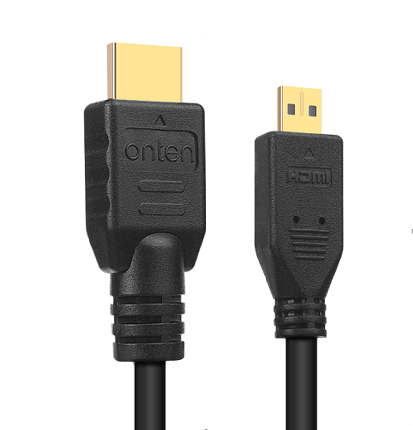 Onten HD102 HDMI to Micro HDMI Cable (5 ft) (Black)