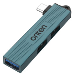 Onten UC51 3 in 1 USB Expander (2x USB 2.0 + 1x USB 3.0) (Green)