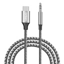 Onten 292 USB-C to Aux Cable (6 ft) (Gray)