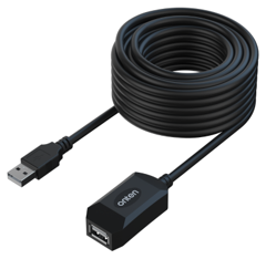 Onten US206 High Speed USB 2.0 Extension Cable (5m) (Black)