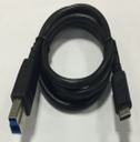 Onten 69006 USB-C to Printer Cable (3 ft) (Black)