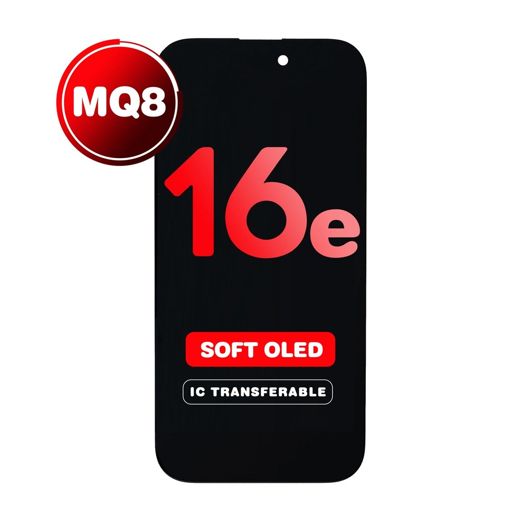 OLED Assembly for iPhone 16e (MQ8 / Soft OLED) (IC Transferable)