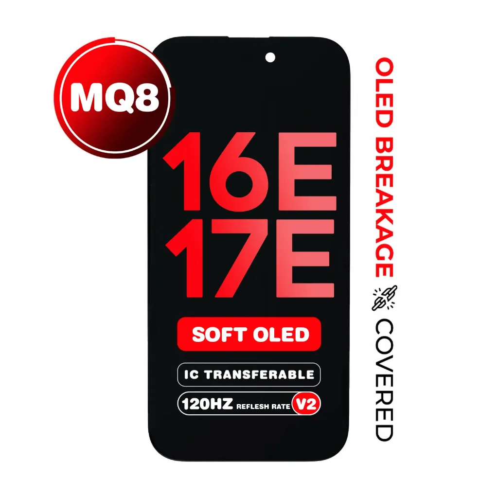OLED Assembly for iPhone 17e / 16e (MQ8 v2 / Soft OLED) (IC Transferable)