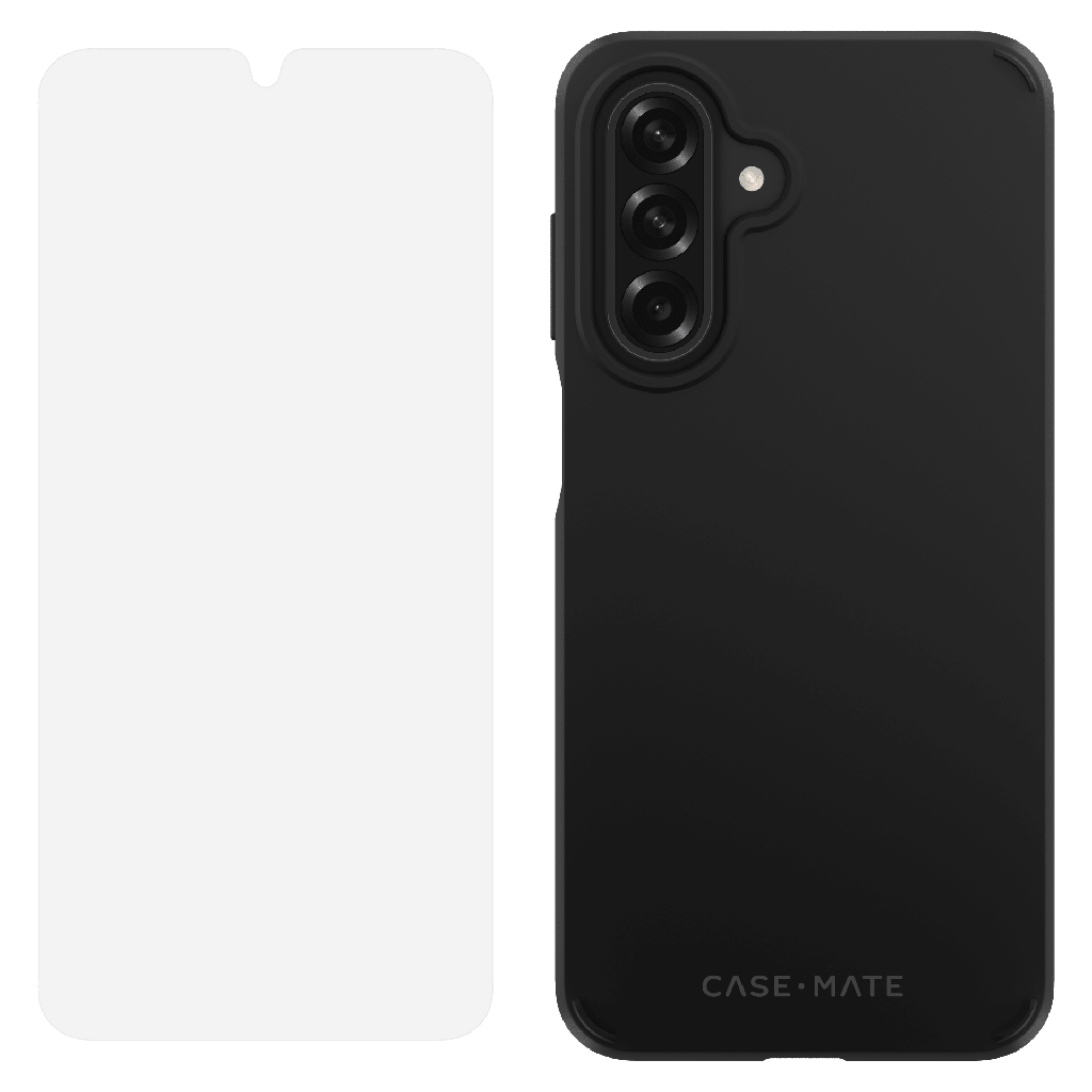 Case-mate - Protection Pack Tough Case And Glass Screen Protector For Samsung Galaxy A26 - Black