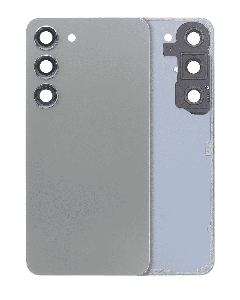 Back Cover Glass With Camera Lens For Samsung Galaxy S23 5G (No Logo) (Green)