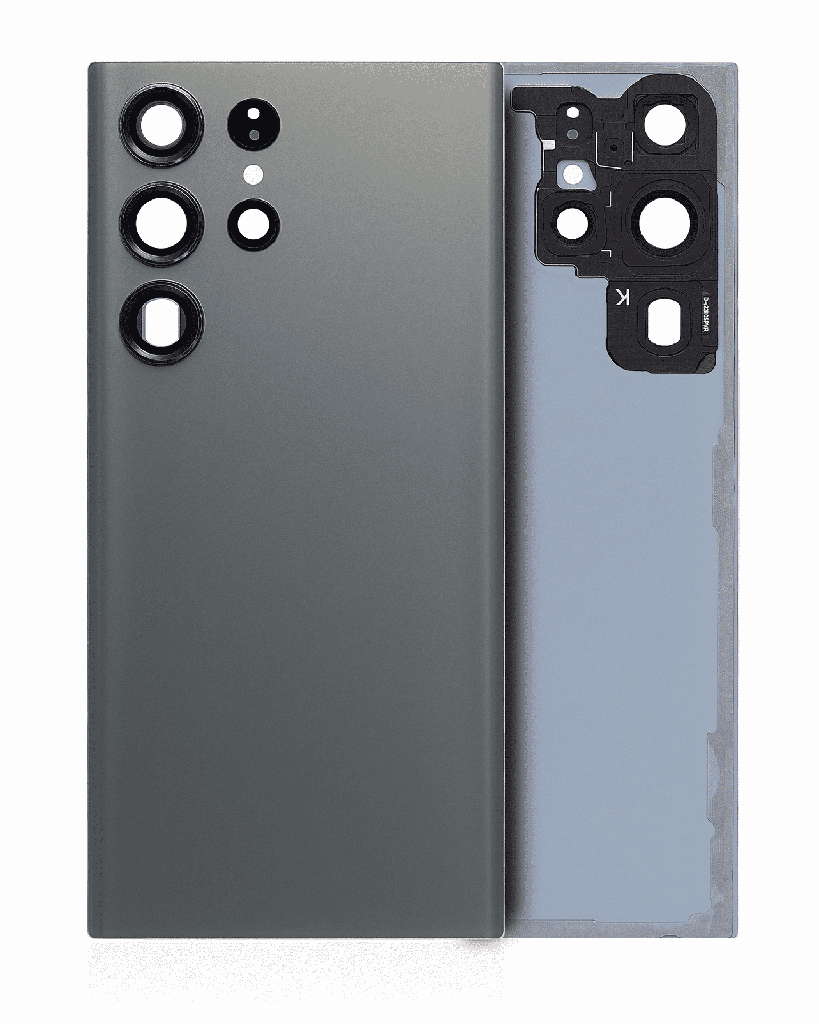 Back Cover Glass With Camera Lens For Samsung Galaxy S23 Ultra 5G (No Logo) (Green)
