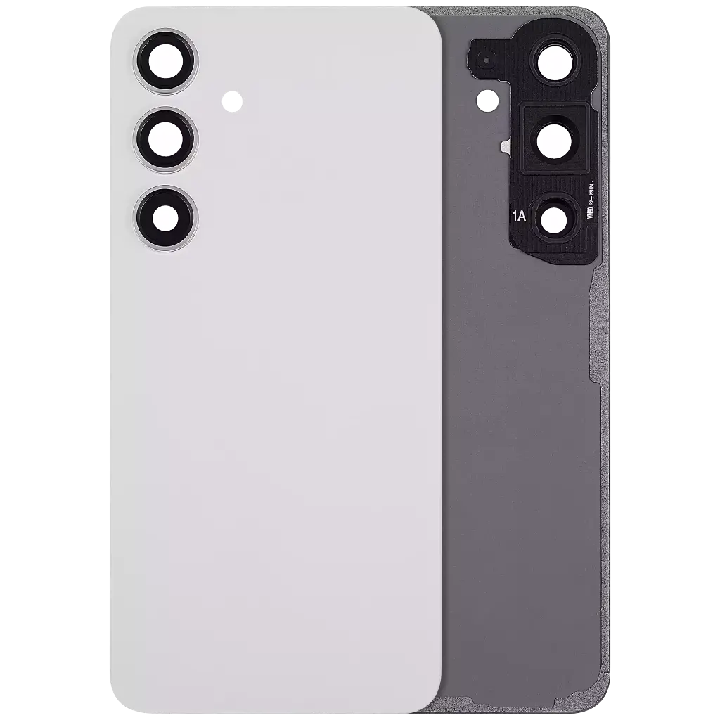 Back Cover Glass With Camera Lens For Samsung Galaxy S24 5G (No Logo) (Marble Gray)